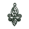 Pendant. Fashion Zinc Alloy jewelry findings. Anchor 29x18mm. Sold by Bag