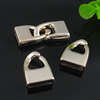 Clasps, CCB Plastic Jewelry Findings, 14k gold color, 45x8mm Hole size:14.5x3mm, Sold by Bag
