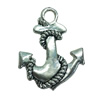 Pendant. Fashion Zinc Alloy jewelry findings. Anchor 45x35mm. Sold by Bag