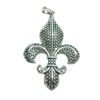 Pendant. Fashion Zinc Alloy jewelry findings. Anchor 79x45mm. Sold by Bag
