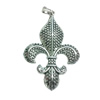 Pendant. Fashion Zinc Alloy jewelry findings. Anchor 79x45mm. Sold by Bag