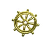 Pendant. Fashion Zinc Alloy jewelry findings. Wheel 79x46mm. Sold by Bag

