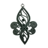 Pendant. Fashion Zinc Alloy jewelry findings. Anchor 59x35mm. Sold by Bag