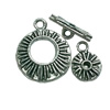 Clasps. Fashion Zinc Alloy jewelry findings.   Loop:19x16mm. Bar:16x6mm. Sold by KG

