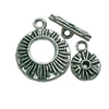 Clasps. Fashion Zinc Alloy jewelry findings.   Loop:19x16mm. Bar:16x6mm. Sold by KG