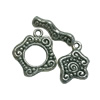 Clasps. Fashion Zinc Alloy jewelry findings.   Loop:19x15mm. Bar:20x6mm. Sold by KG
