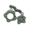 Clasps. Fashion Zinc Alloy jewelry findings.   Loop:19x15mm. Bar:20x6mm. Sold by KG