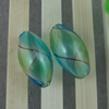 Lampwork Blown Vessels Beads，19x10mm， Sold by Bag