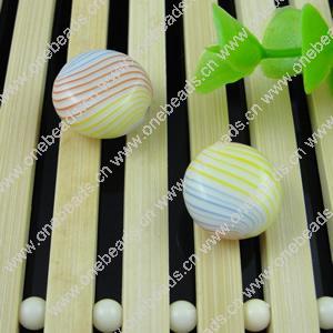 Lampwork Blown Vessels Beads，16x16x9mm， Sold by Bag