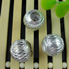 Aluminum Beads, Diamond-Cut,  Round, 16mm Sold by Bag