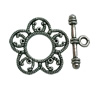 Clasps. Fashion Zinc Alloy jewelry findings.   Loop:24x26mm. Bar:23x7mm. Sold by KG