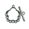 Clasps. Fashion Zinc Alloy jewelry findings.   Loop:27x23mm. Bar:23x6mm. Sold by KG
