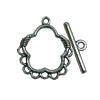 Clasps. Fashion Zinc Alloy jewelry findings.   Loop:27x23mm. Bar:23x6mm. Sold by KG