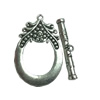 Clasps. Fashion Zinc Alloy jewelry findings.   Loop:60x40mm. Bar:50x10mm. Sold by KG