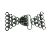 Clasps. Fashion Zinc Alloy jewelry findings.   65x33mm. Sold by KG
