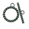 Clasps. Fashion Zinc Alloy jewelry findings.   Loop:27x24mm. Bar:34x6mm. Sold by KG