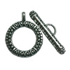 Clasps. Fashion Zinc Alloy jewelry findings.   Loop:26x23mm. Bar:26x10mm. Sold by KG