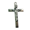 Pendant. Fashion Zinc Alloy jewelry findings. Cross 38x23mm. Sold by Bag
