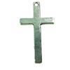 Pendant. Fashion Zinc Alloy jewelry findings. Cross 52x28mm. Sold by Bag