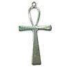 Pendant. Fashion Zinc Alloy jewelry findings. Cross52x26mm. Sold by Bag
