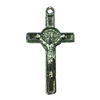 Pendant. Fashion Zinc Alloy jewelry findings. Cross 45x25mm. Sold by Bag
