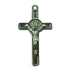 Pendant. Fashion Zinc Alloy jewelry findings. Cross 45x25mm. Sold by Bag