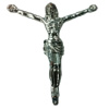 Pendant. Fashion Zinc Alloy jewelry findings. Cross 40x38mm. Sold by Bag
