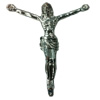 Pendant. Fashion Zinc Alloy jewelry findings. Cross 40x38mm. Sold by Bag