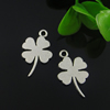 Pendant. Fashion Zinc Alloy Jewelry Findings. Flower 20.5x13mm. Sold by Bag