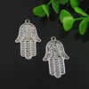 Pendant. Fashion Zinc Alloy Jewelry Findings. Hands 21.5x34.5mm. Sold by Bag
