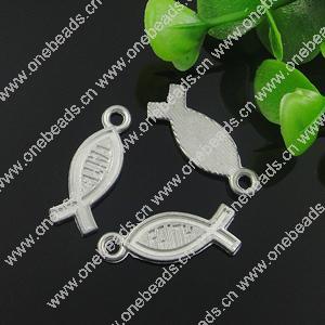 Pendant. Fashion Zinc Alloy Jewelry Findings. Animal 25.5x9.5mm. Sold by Bag