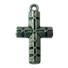 Pendant. Fashion Zinc Alloy jewelry findings. Cross 25x15mm. Sold by Bag

