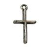 Pendant. Fashion Zinc Alloy jewelry findings. Cross 20x10mm. Sold by Bag
