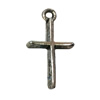 Pendant. Fashion Zinc Alloy jewelry findings. Cross 20x10mm. Sold by Bag