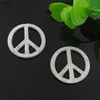 Pendant. Fashion Zinc Alloy Jewelry Findings. Peace 20mm. Sold by Bag