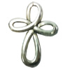 Pendant. Fashion Zinc Alloy jewelry findings. Cross 35x28mm. Sold by Bag