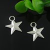 Pendant. Fashion Zinc Alloy Jewelry Findings. Star 15.5x17mm. Sold by Bag 