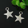 Pendant. Fashion Zinc Alloy Jewelry Findings. Star 21.5x28.5mm. Sold by Bag