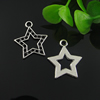 Pendant. Fashion Zinc Alloy Jewelry Findings. Star 19x22mm. Sold by Bag

