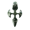 Pendant. Fashion Zinc Alloy jewelry findings. Cross 20x12mm. Sold by Bag
