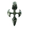 Pendant. Fashion Zinc Alloy jewelry findings. Cross 20x12mm. Sold by Bag