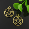 Pendant. Fashion Zinc Alloy Jewelry Findings. Star 20x16.5mm. Sold by Bag
