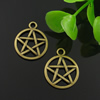 Pendant. Fashion Zinc Alloy Jewelry Findings. Star 20x16.5mm. Sold by Bag