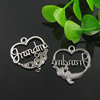 Pendant. Fashion Zinc Alloy Jewelry Findings. Heart 24x23mm. Sold by Bag
