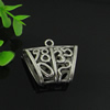 Zinc Alloy Bali & Cord End Caps. Fashion Jewelry Findings. 35x39mm. Sold by Bag
