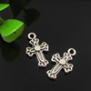 Pendant. Fashion Zinc Alloy jewelry findings. Cross 20x12mm. Sold by Bag
