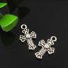 Pendant. Fashion Zinc Alloy jewelry findings. Cross 20x12mm. Sold by Bag