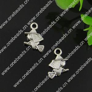 Pendant. Fashion Zinc Alloy jewelry findings. People 5x5mm. Sold by Bag