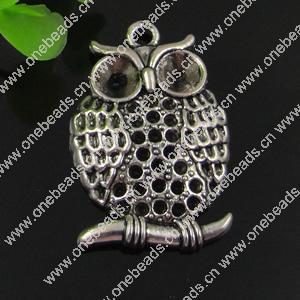 Pendant. Fashion Zinc Alloy jewelry findings. Animal 42x28mm. Sold by Bag