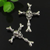 Pendant. Fashion Zinc Alloy jewelry findings.Skeleton 21x29mm. Sold by Bag
